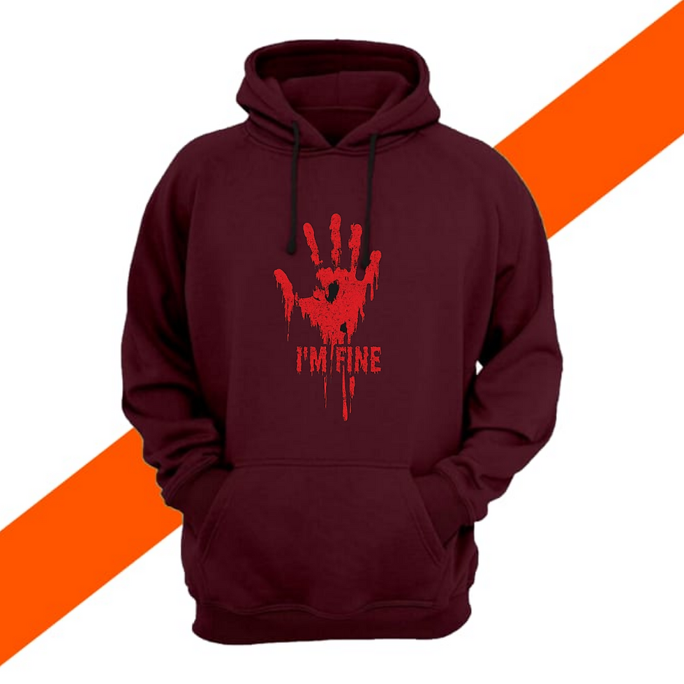 Thumbnail: I Am Fine Unisex Hoodies