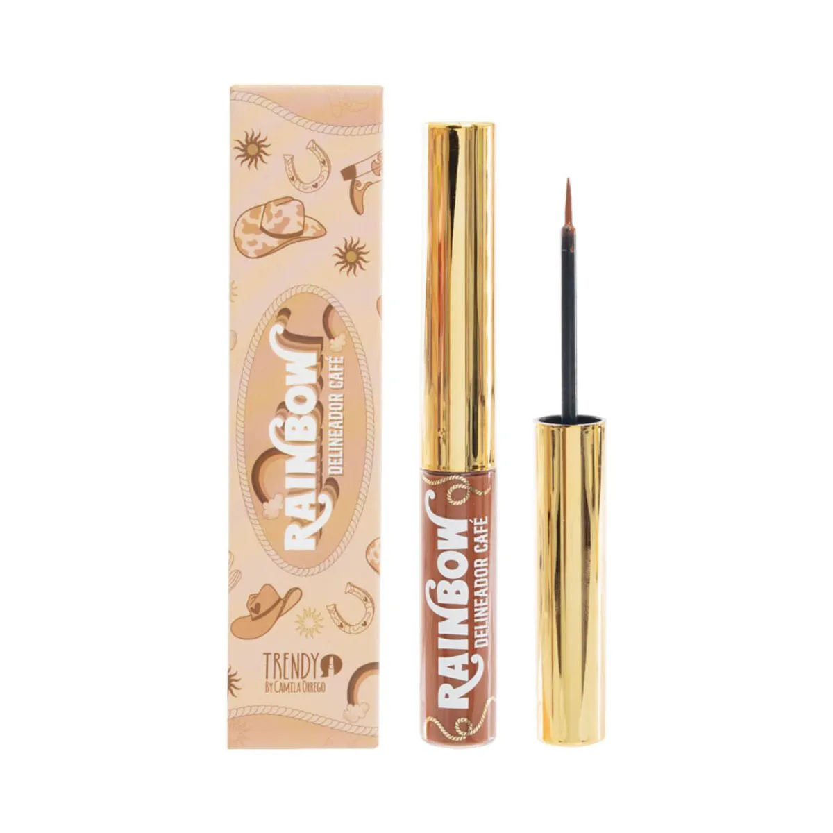 Delineador Café Rainbow