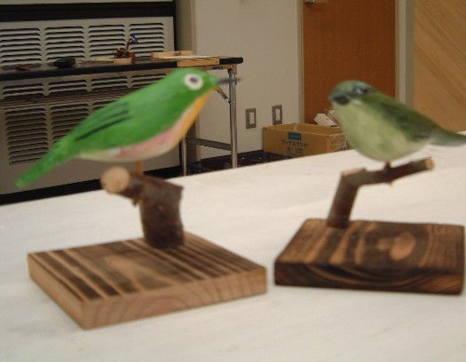 木彫りの小鳥を作ろう！