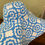 Thumbnail: Blue, White, and Seafoam 7" Brim Reversible Sun Hat