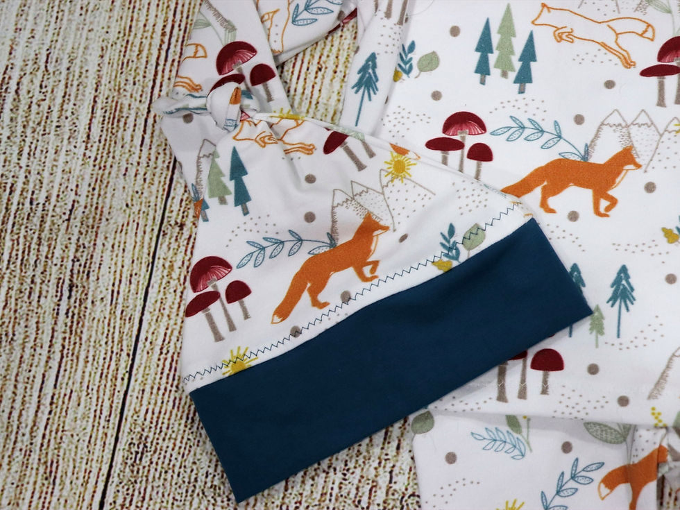 Thumbnail: Woodland Fox Baby Layette Set