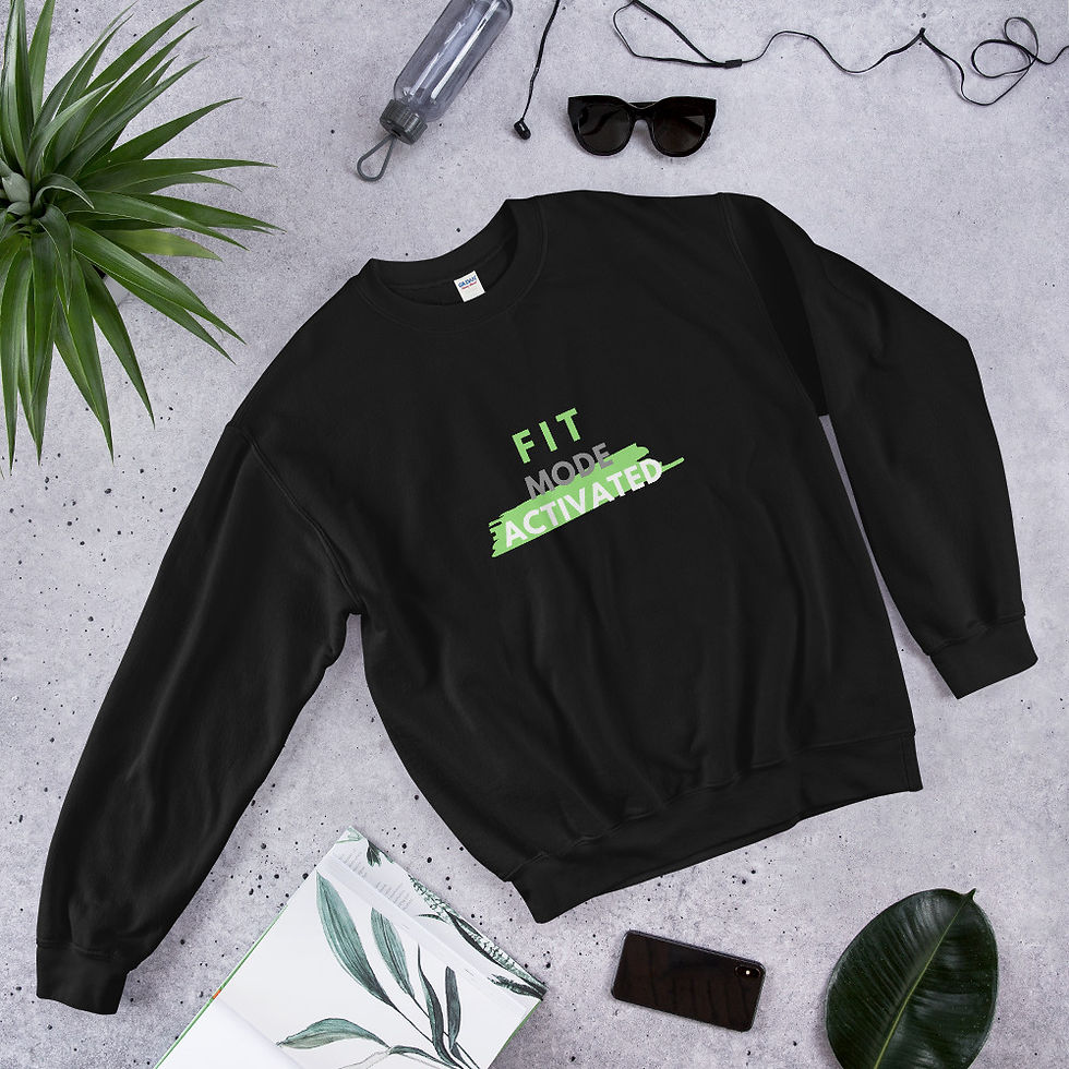 Thumbnail: ' Fit Mode Activated' Unisex Sweatshirt