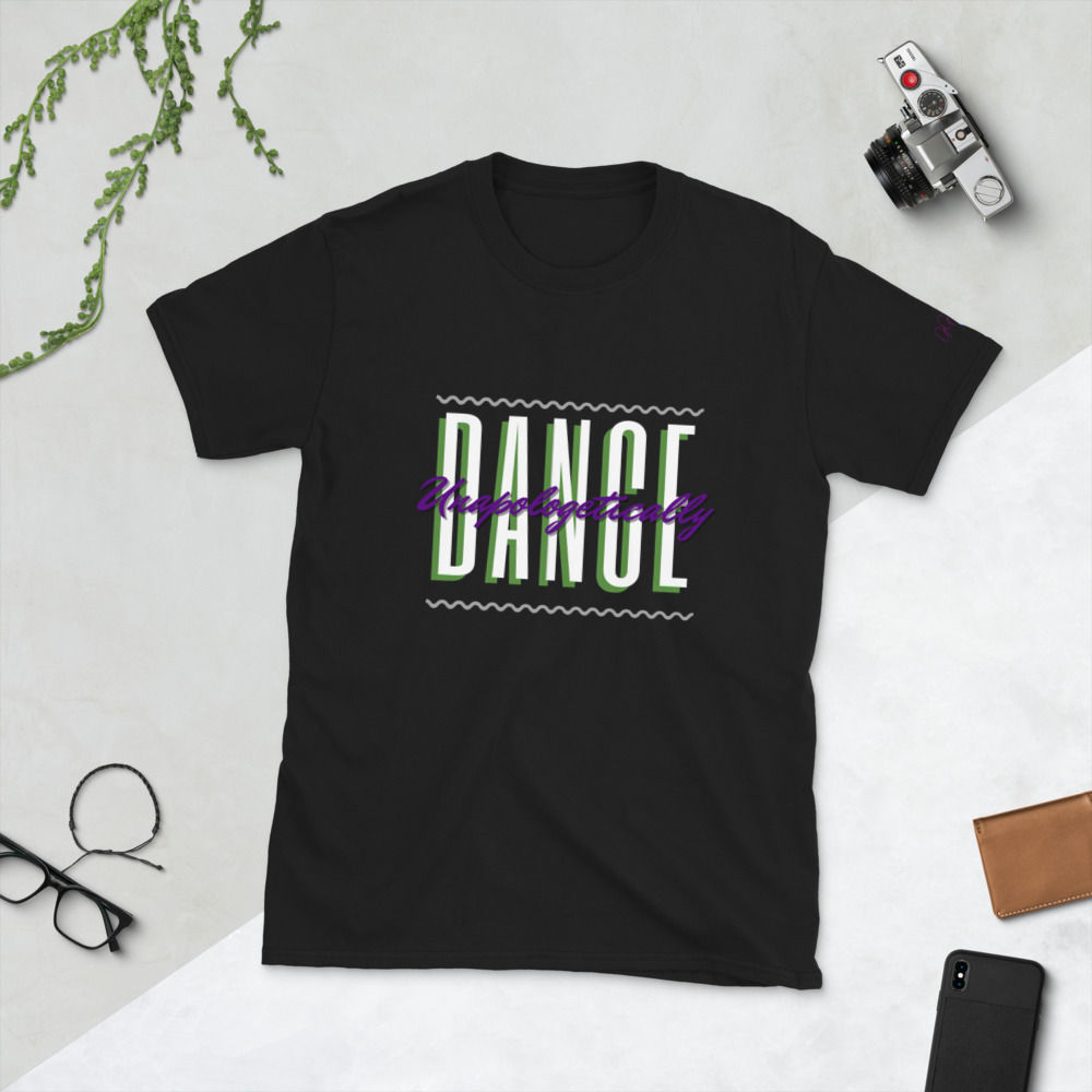 'Dance Unapologetically' Unisex Basic Softstyle T-Shirt (IcePurple)