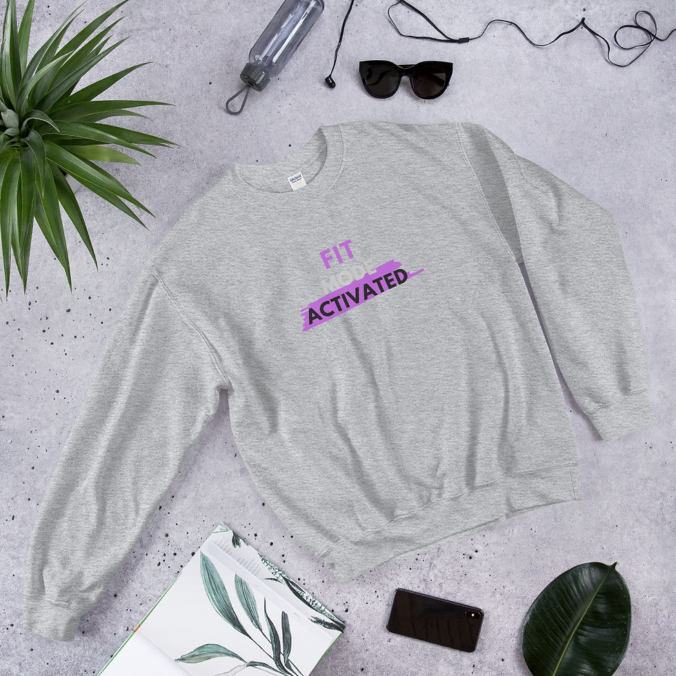 Thumbnail: ' Fit Mode Activated' Unisex Sweatshirt