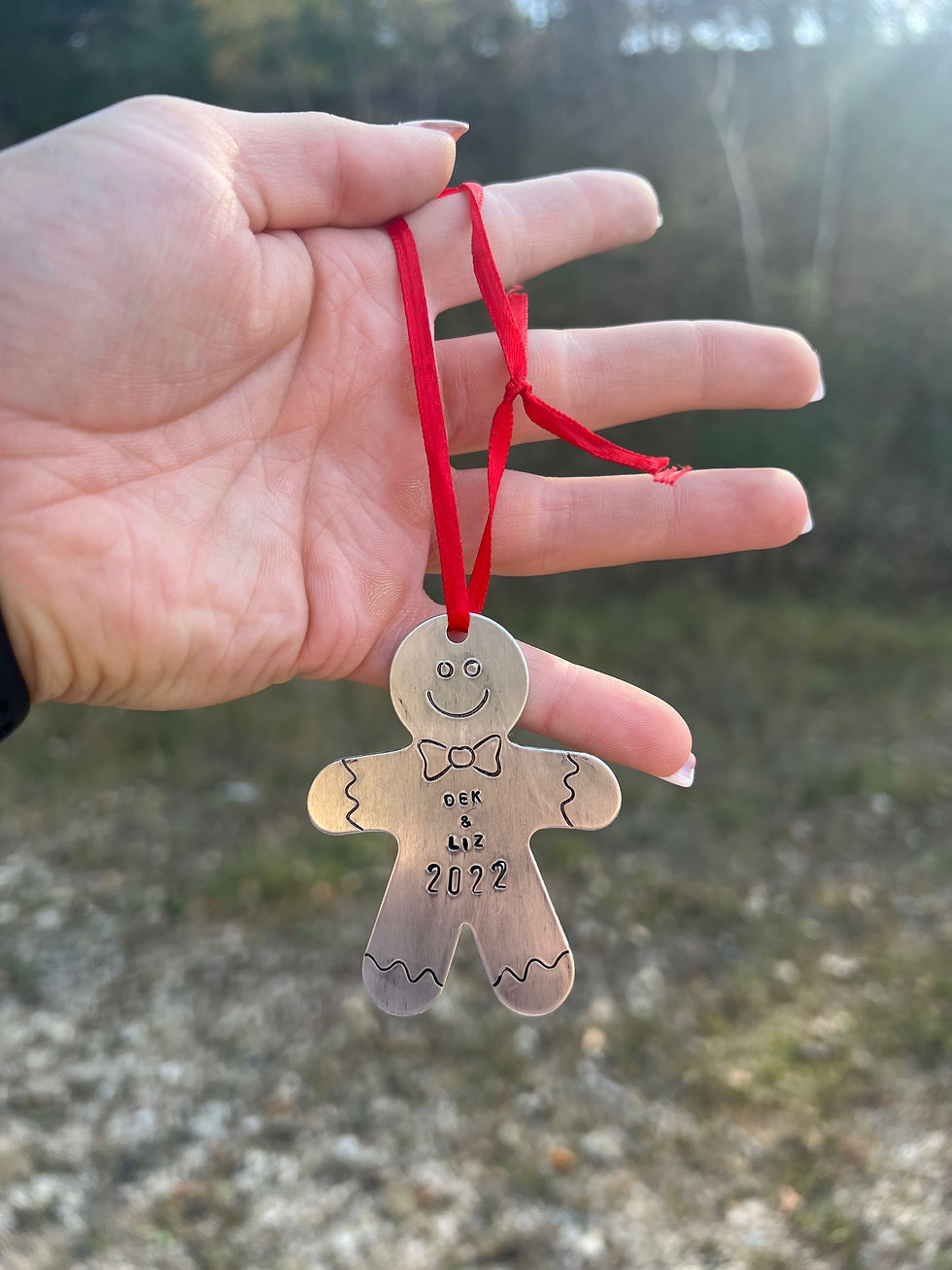 Thumbnail: Custom Gingerbread Man Ornament 