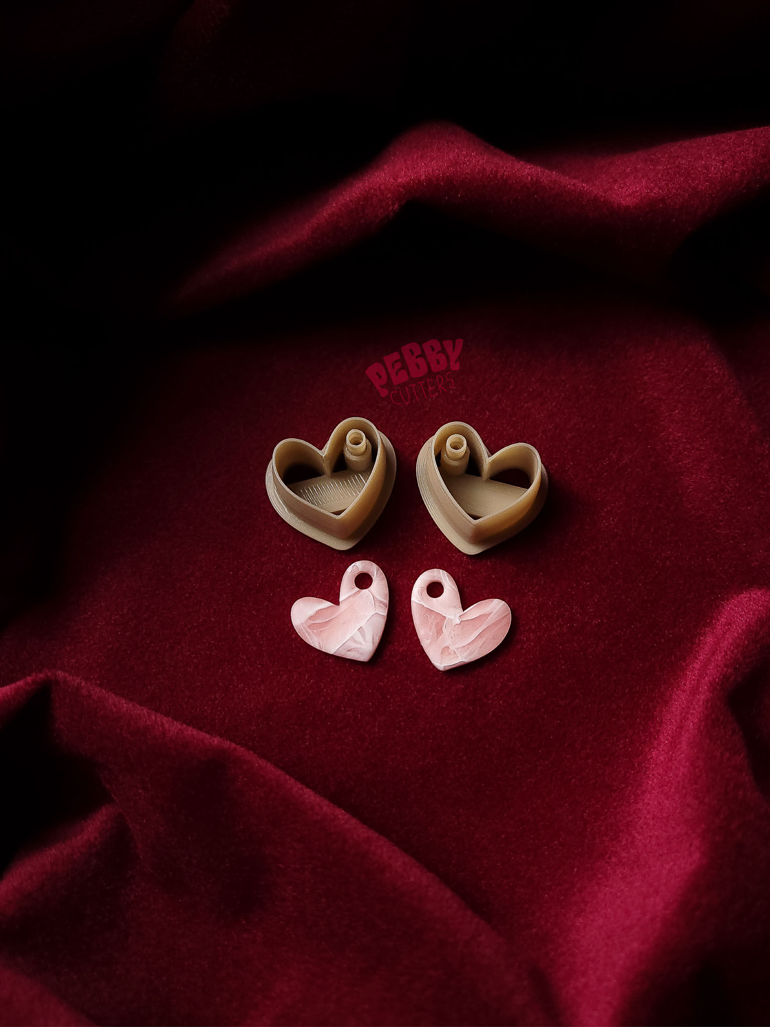 Hoop Charm Heart 4