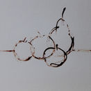 Fruits 1 - Laurent Ferrier - artiste peintre - Encre acrylique sur papier