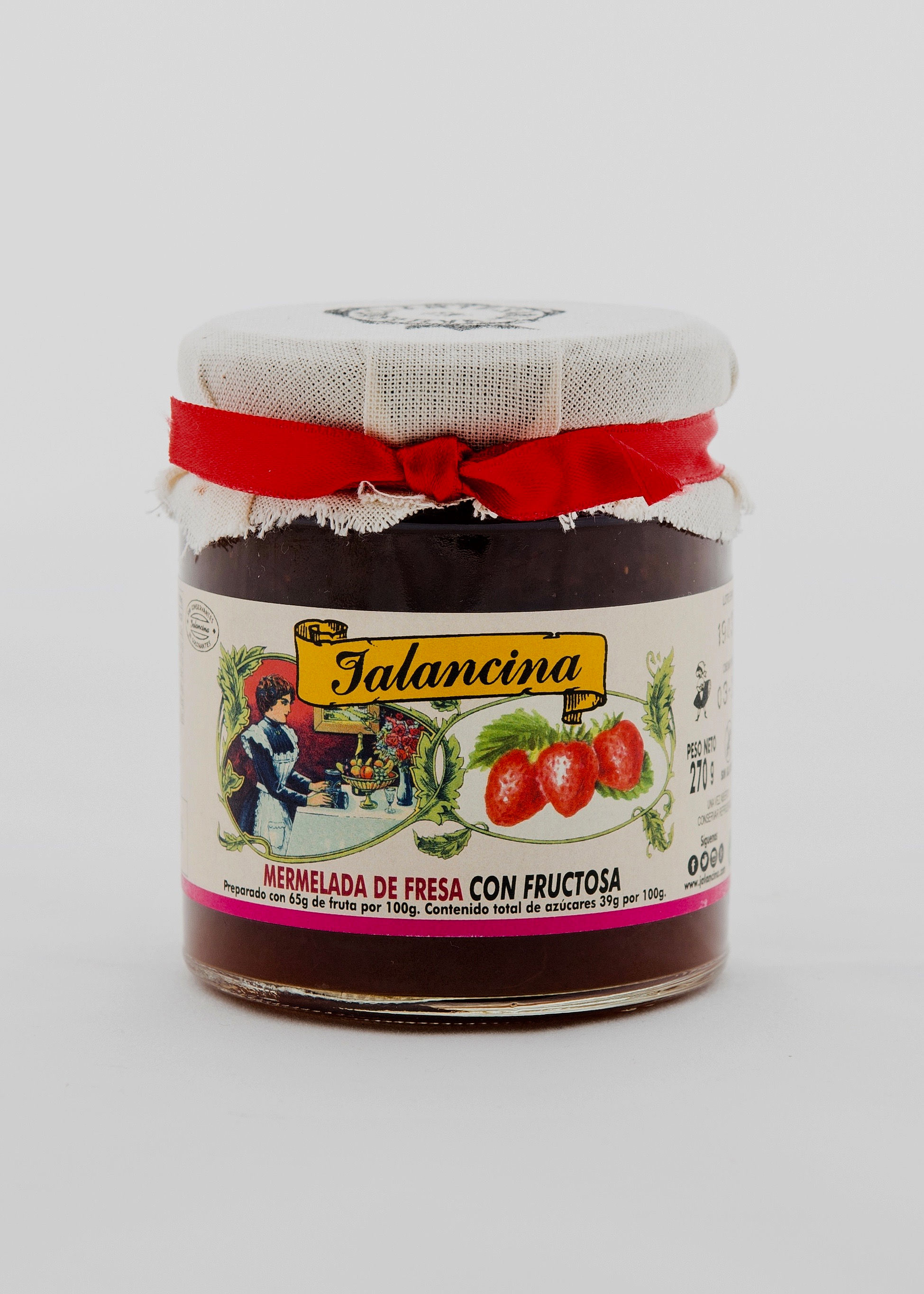 Mermelada de fresa con fructosa