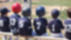 Little League team on a Bench