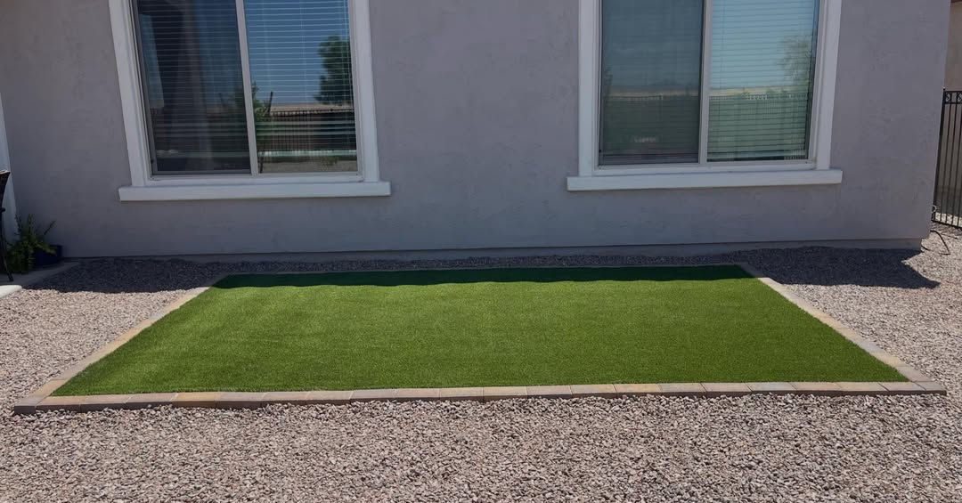 Post-turf installation