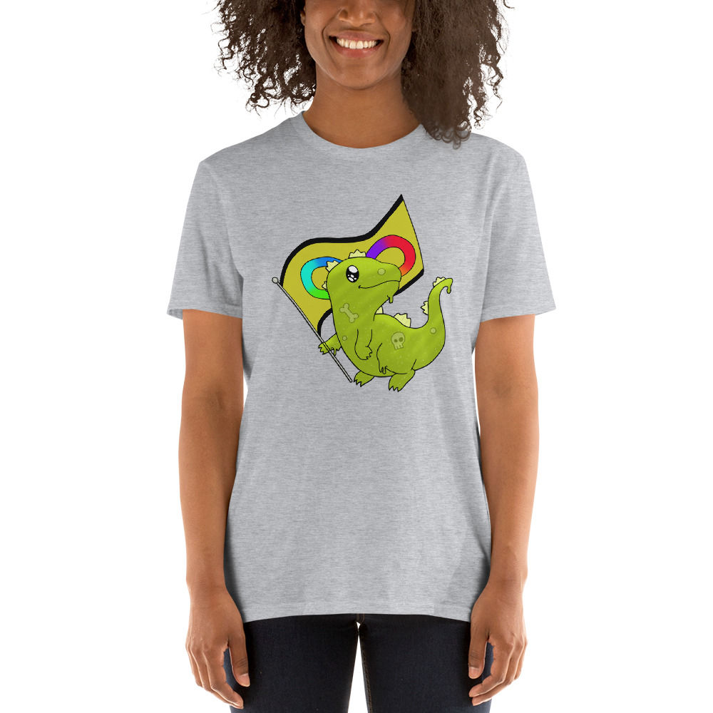 Bloopzilla Neurodiverse Pride - Short Sleeve Unisex T-Shirt