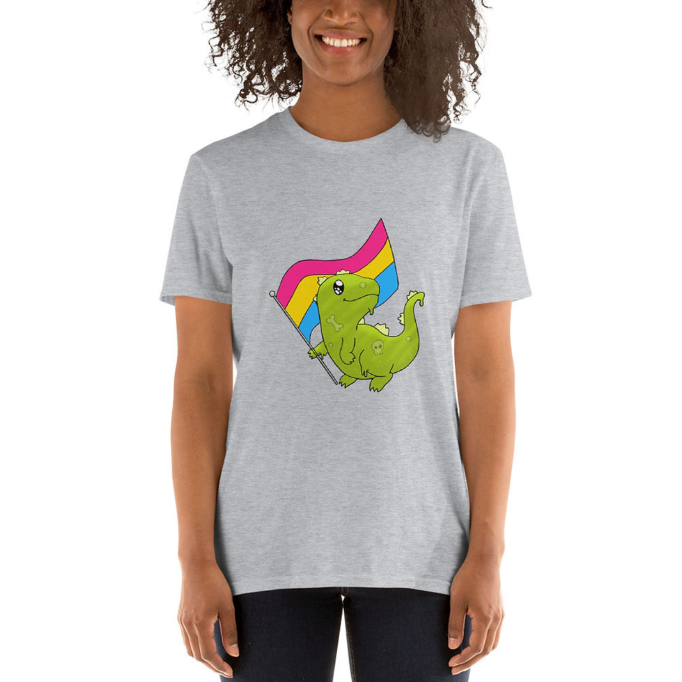 Thumbnail: Bloopzilla Pan Pride - Short Sleeve Unisex T-Shirt