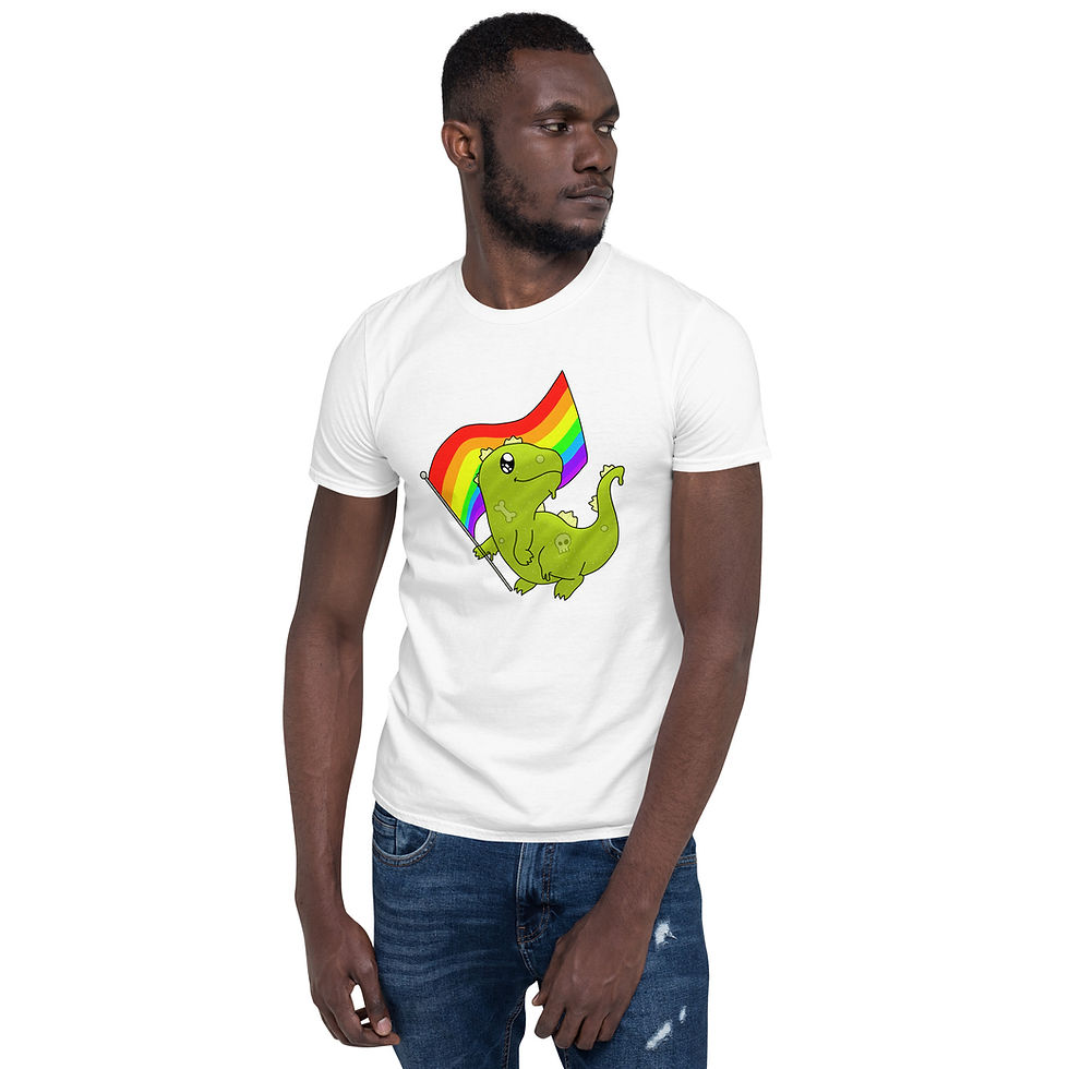 Thumbnail: Bloopzilla Pride - Short Sleeve Unisex T-Shirt