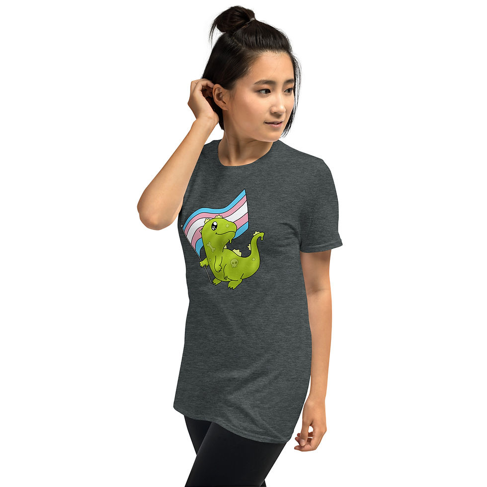 Thumbnail: Bloopzilla Trans Pride - Short Sleeve Unisex T-Shirt