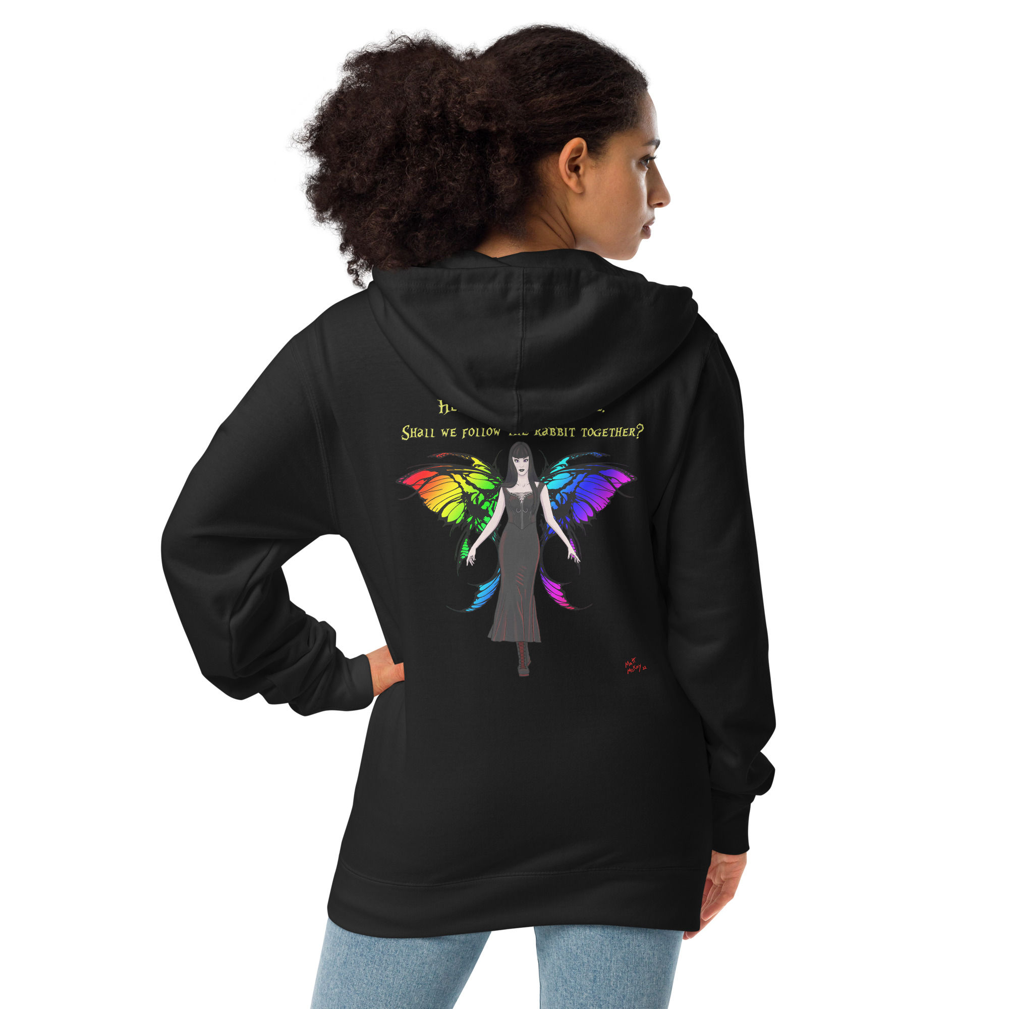 Alyce by Matt McKay - Unisex fleece zip up hoodie