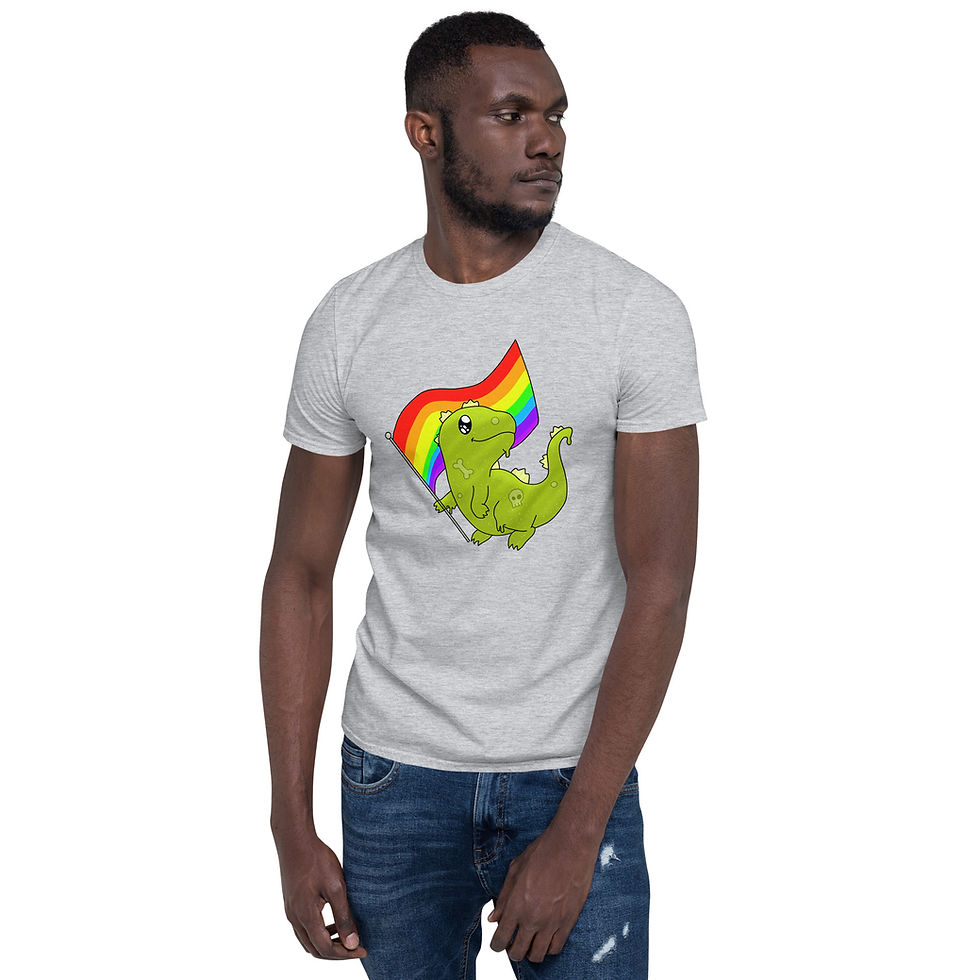 Thumbnail: Bloopzilla Pride - Short Sleeve Unisex T-Shirt