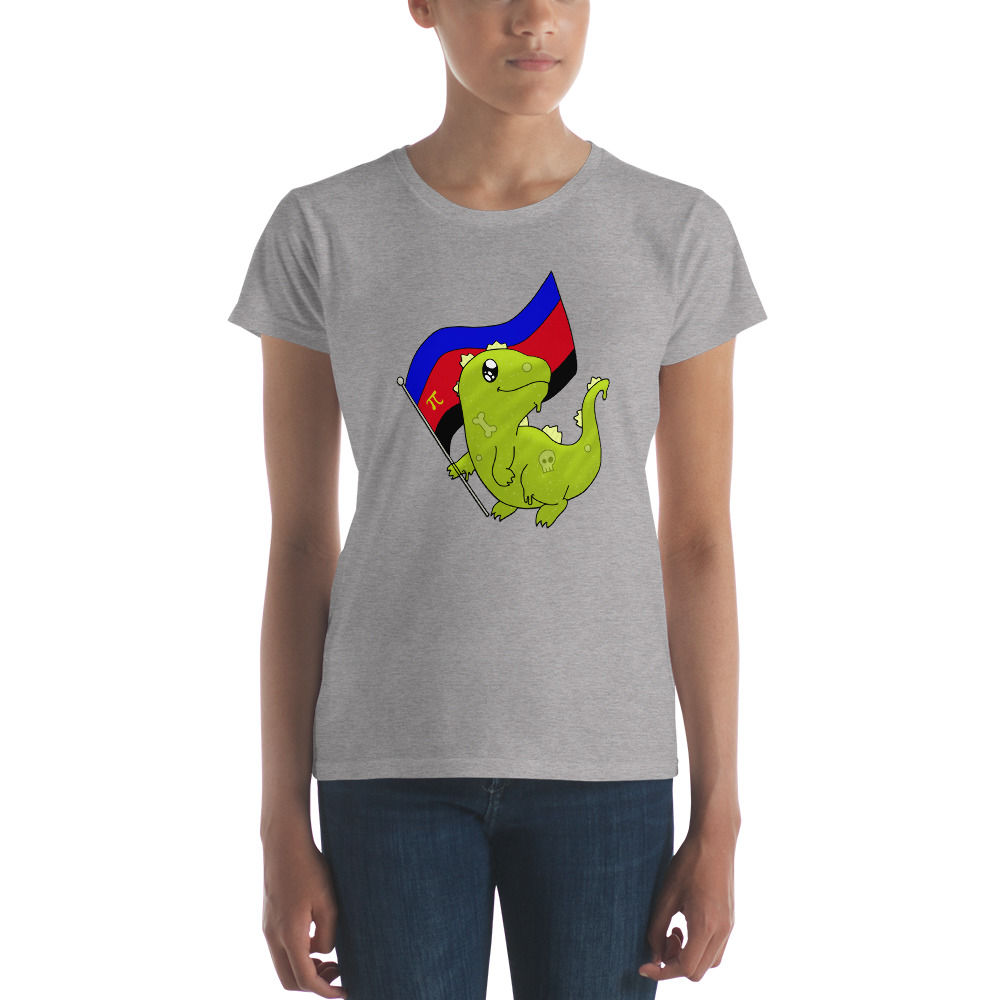 Bloopzilla Polyamorous Pride - Women's short sleeve t-shirt