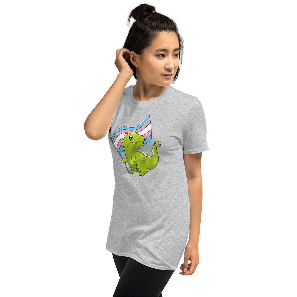 Thumbnail: Bloopzilla Trans Pride - Short Sleeve Unisex T-Shirt