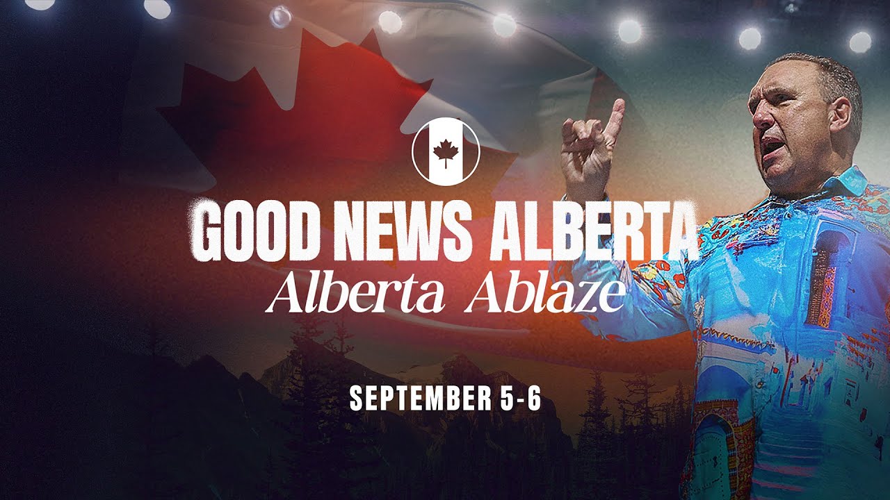 Alberta Ablaze 2025 promo graphic with Dr. Rodney Howard-Browne