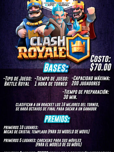Torneo EG28 Expo Gaming San Cris Con TCG Clash Royale