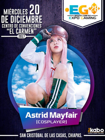 Astrid Mayfair Cosplayer Cosplay San Cris Con EG28 Expo Gamer