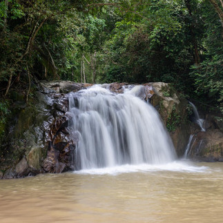 Serendah recreational waterfall - an easy 15 minute walk from Sekeping Serendah forest retreat