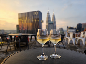 Sunset at Helipad Bar, Kuala Lumpur
