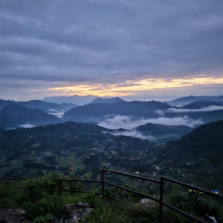 Sunrise at Thanimai in Bandipur, Nepal