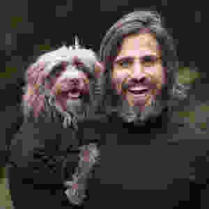 Dog and owner that look alike