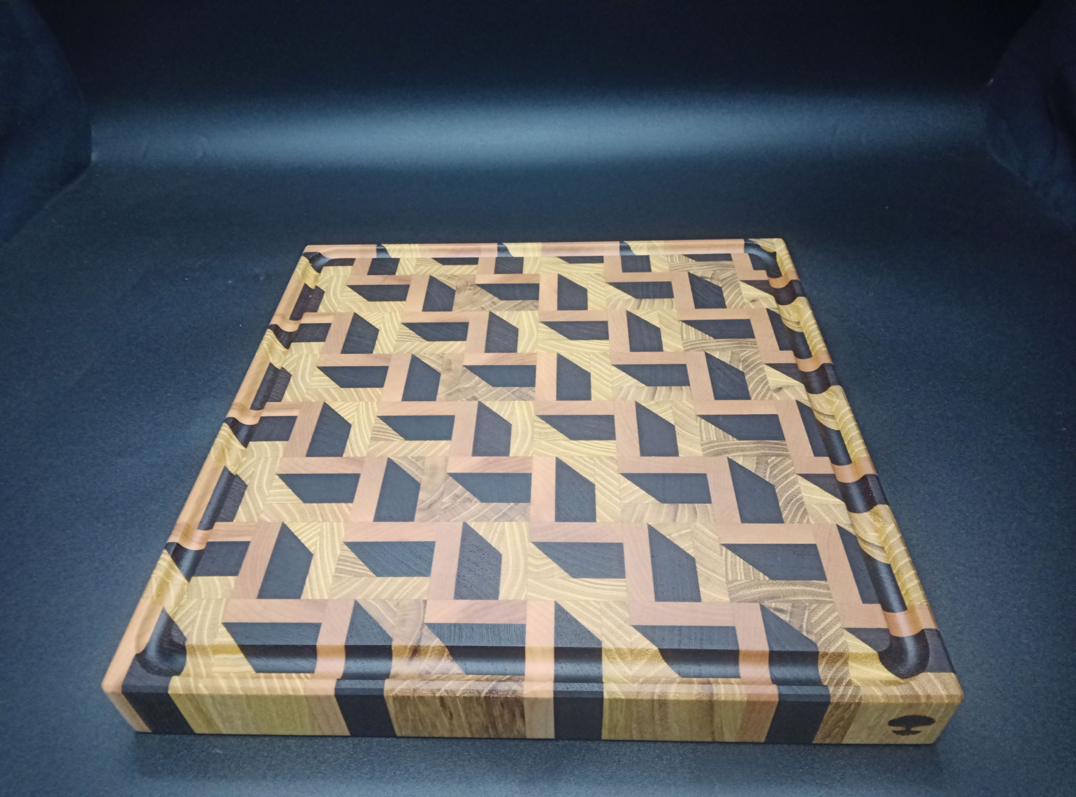 Planche à découper en bois de bout