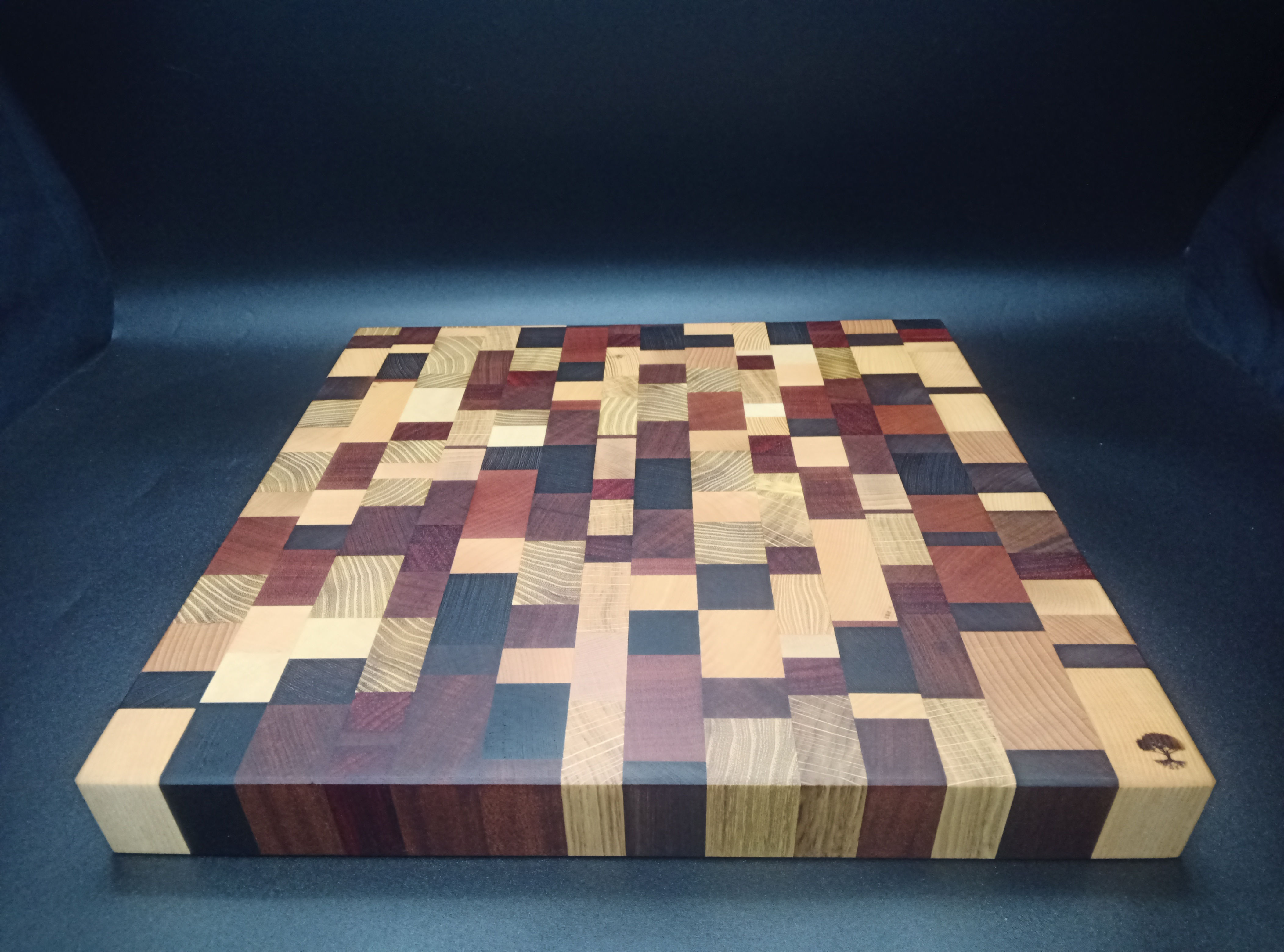 Planche à découper en bois de bout