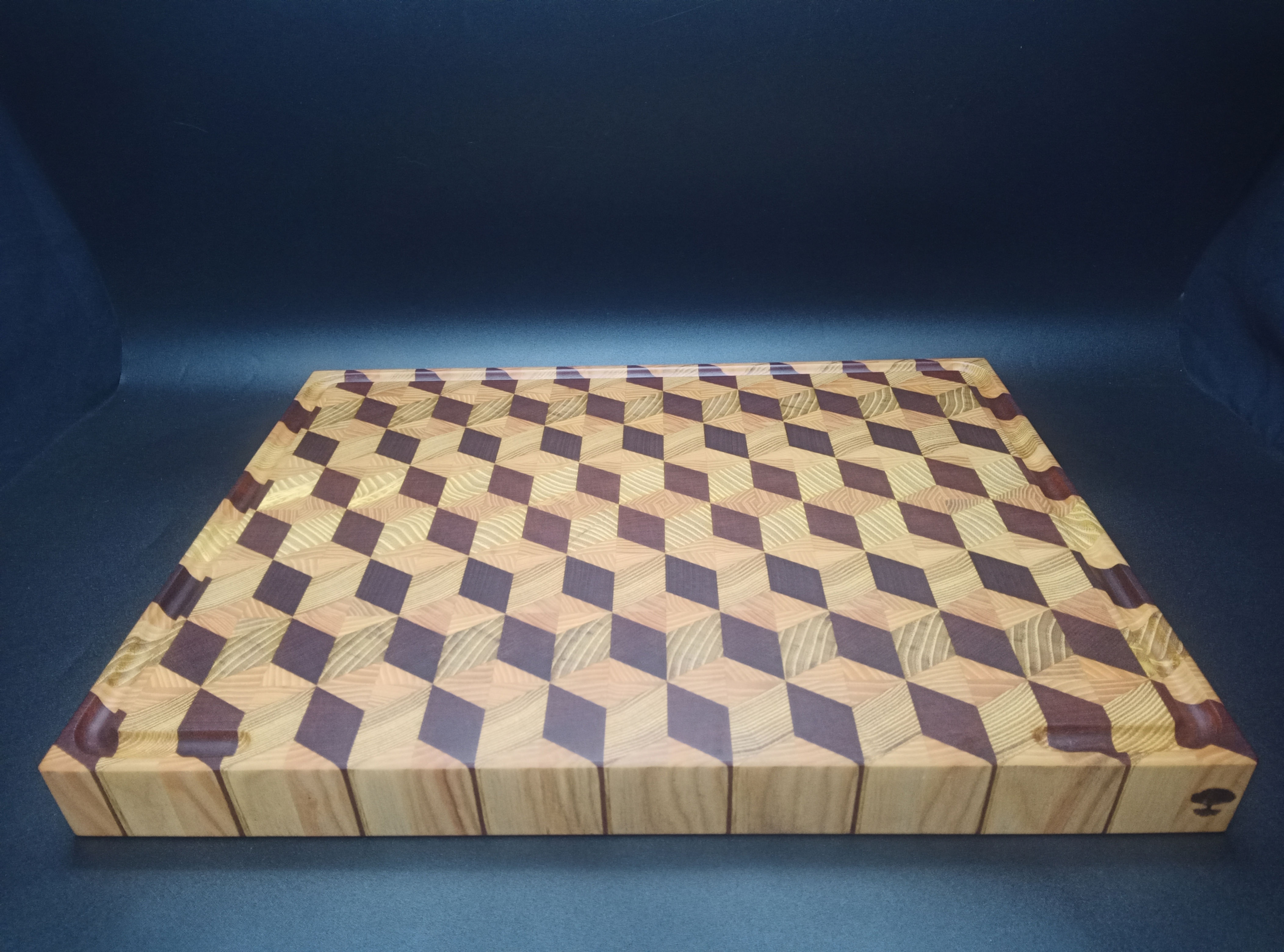 Planche à découper en bois de bout