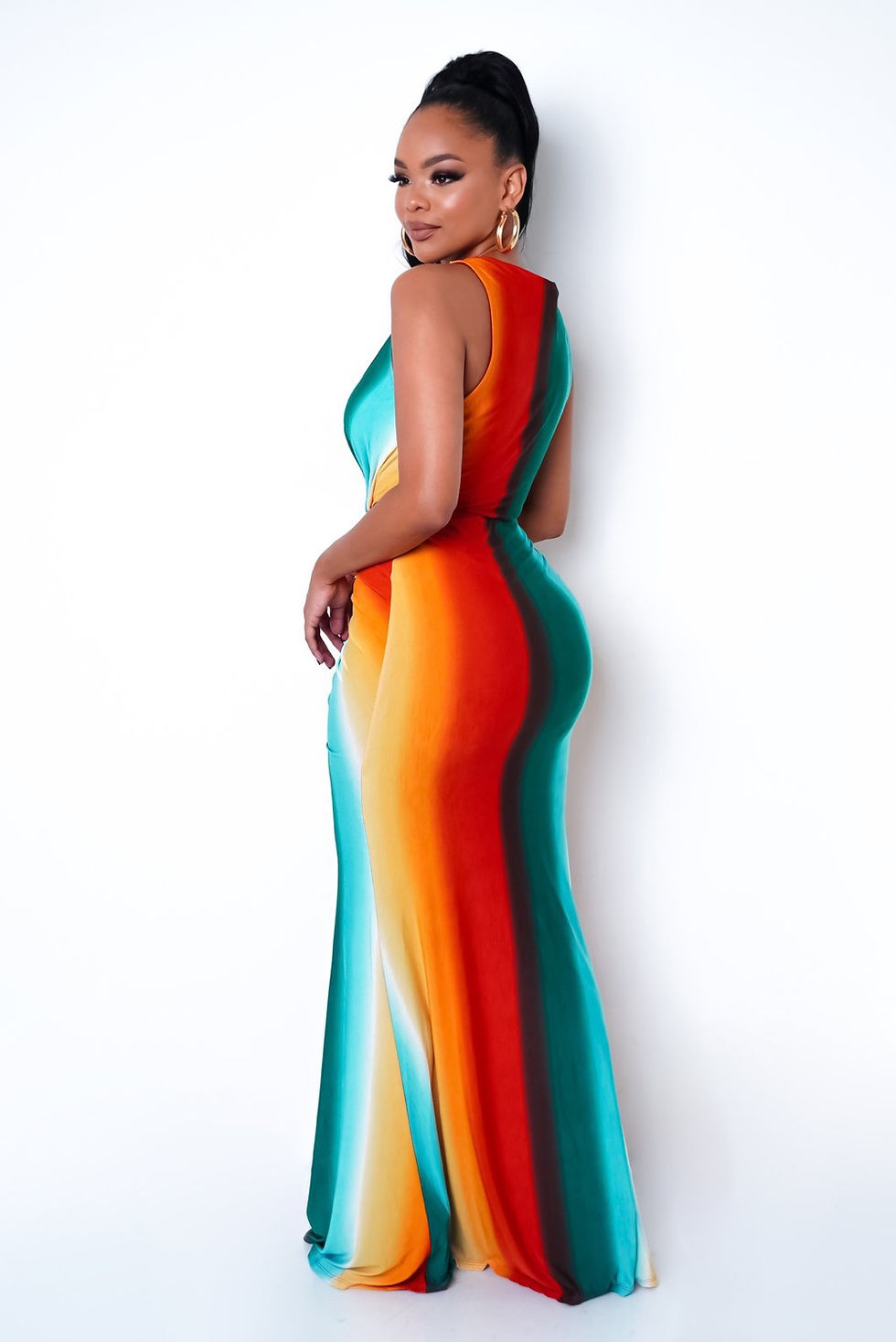 Thumbnail: Cierra Maxi Dress - Teal