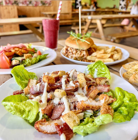 Playbarn dishes at Farrington's