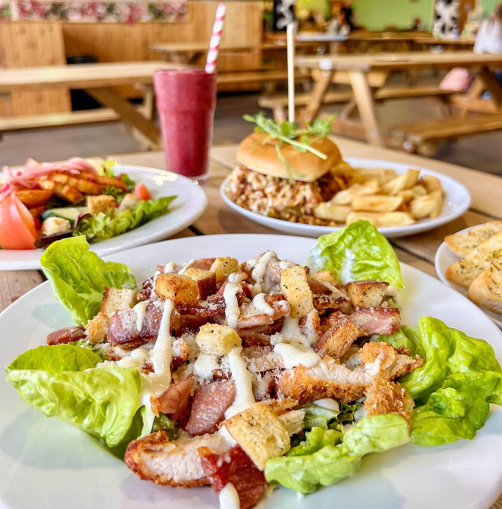 Summer menu at Farrington's Cafe