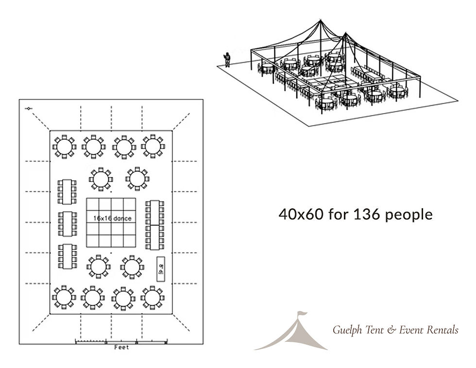 tent floorplan diagram