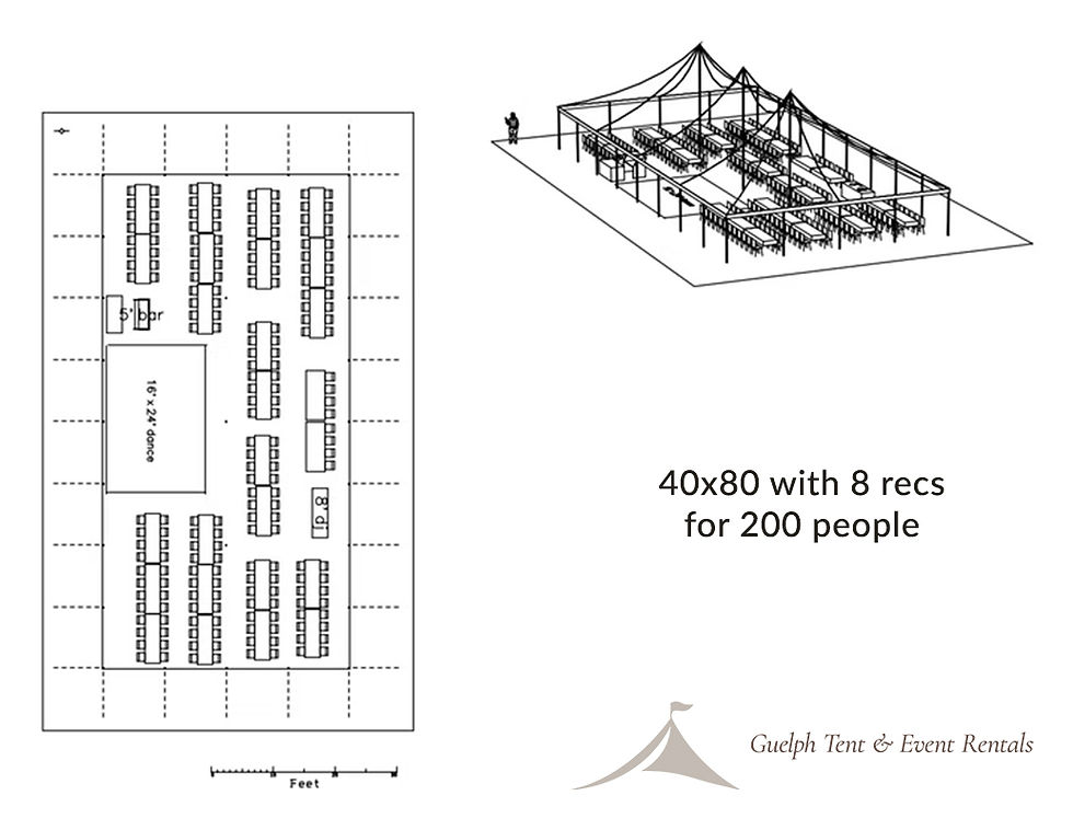 tent floorplan diagram