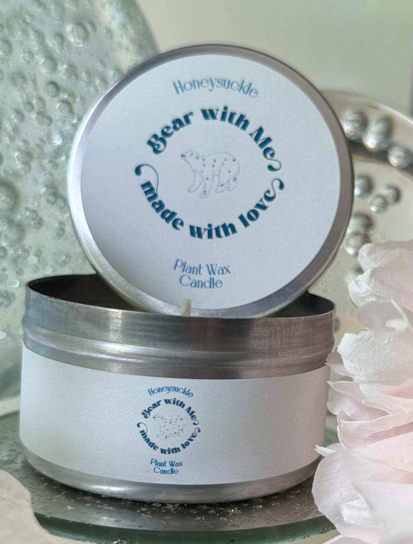 Small travel tins Honeysuckle