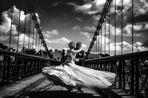 La mariée prend son envol