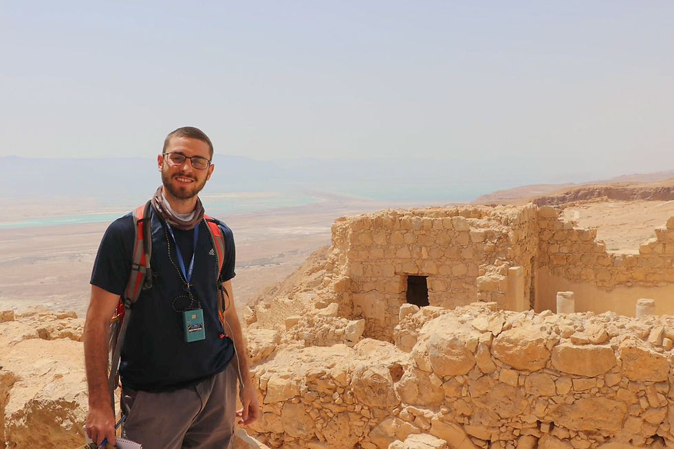 Dean at Masada