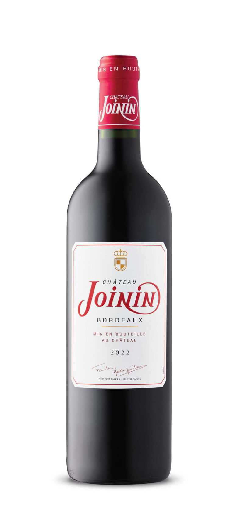 Château Joinin 2022 | Bordeaux, France | Merlot (95%), Cabernet Franc (5%) | 750 mL | 14 alc % | sugar 4 g/L | cork finish | VINTAGES +527853 | $14.95