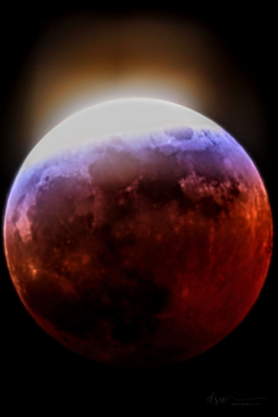 The moon during an eclipse
