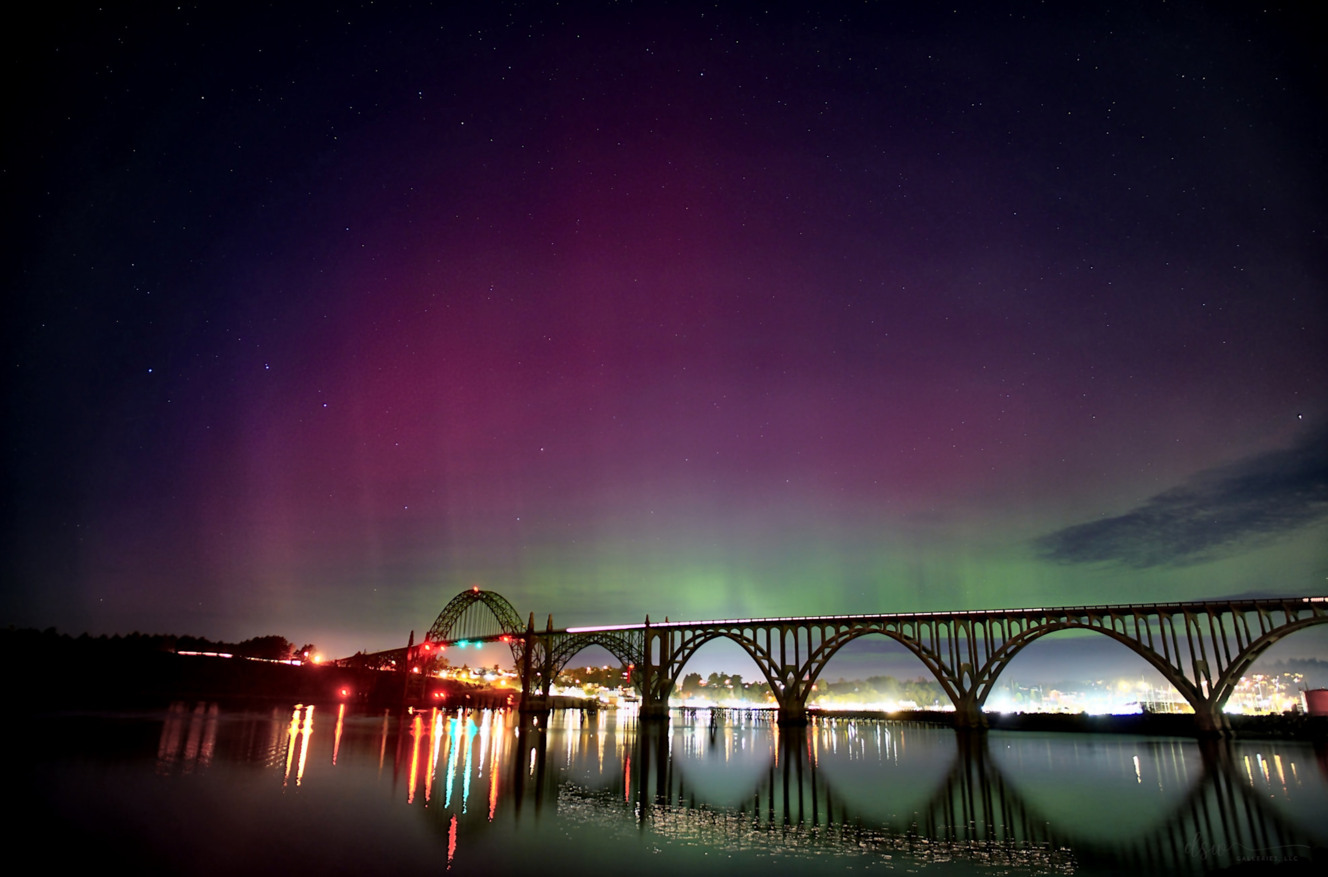 The Bright Perspective 40" x 30" original metal print