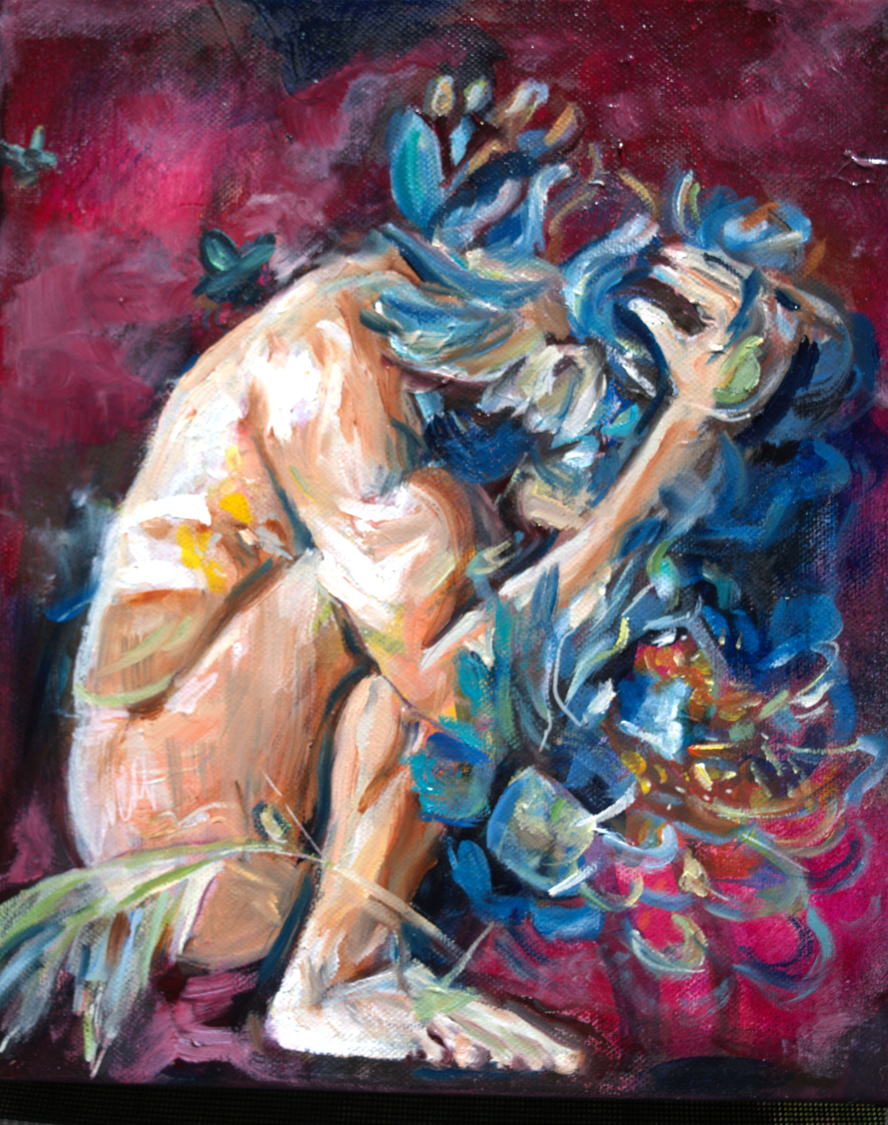 He Recovers Among the Flowers