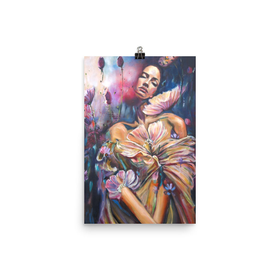 Print of 'Floral Embrace'