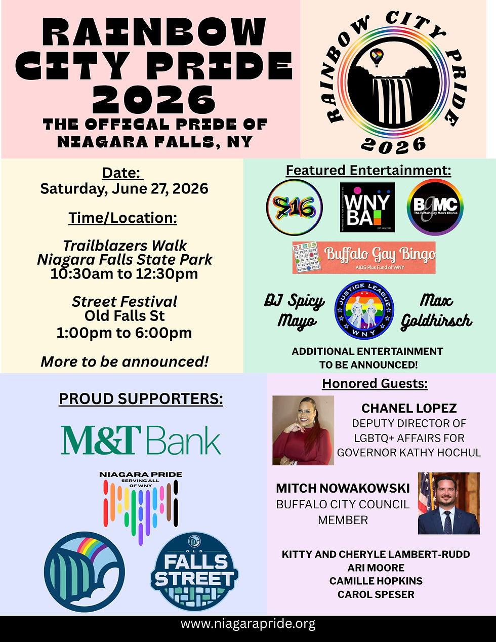 Rainbow City Pride: Trailblazers Walk & Presentation