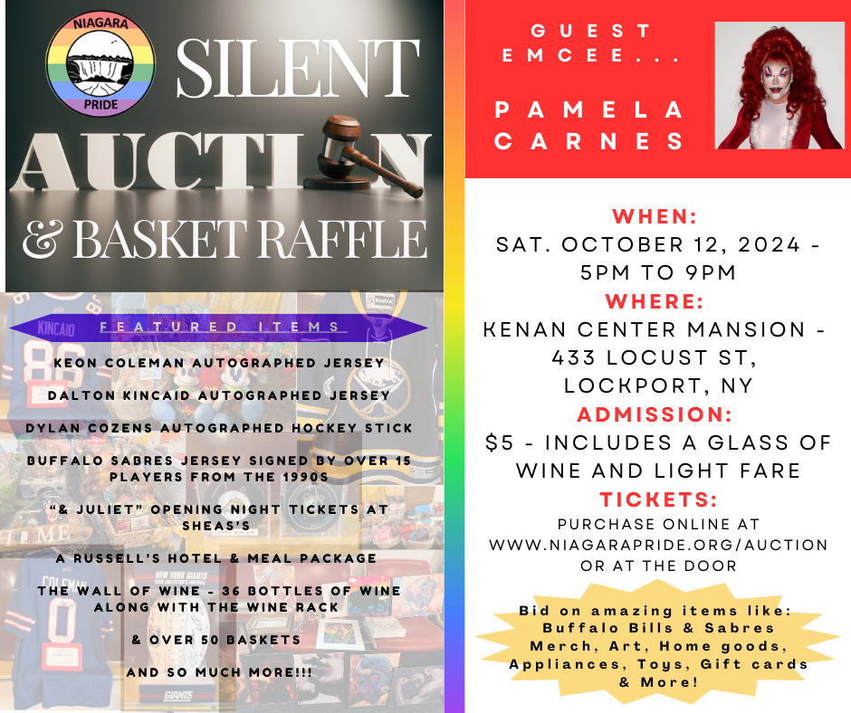 Pride Raffle Tickets Niagara Pride's Silent Auction & Basket Raffle Fundraiser | Niagara Pride