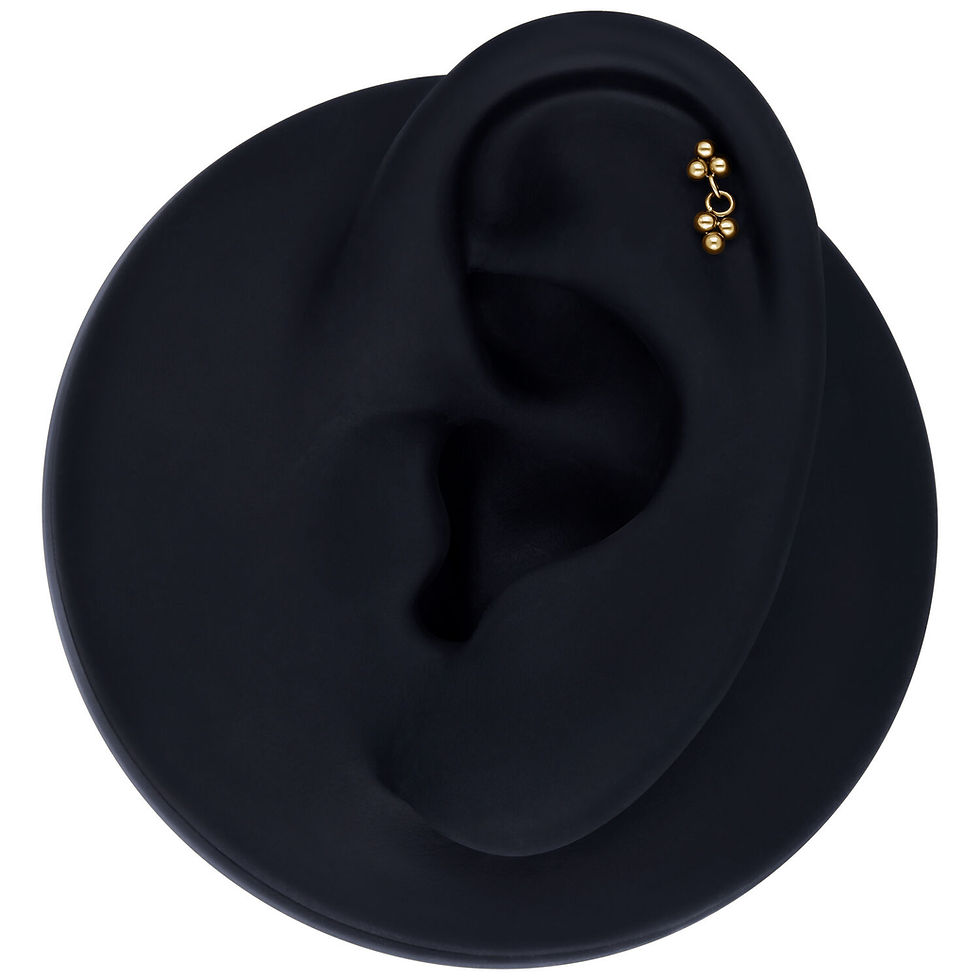 Μικρογραφία: PUSH FIT DANGLING TRINITY LABRET ZIRCONLINE