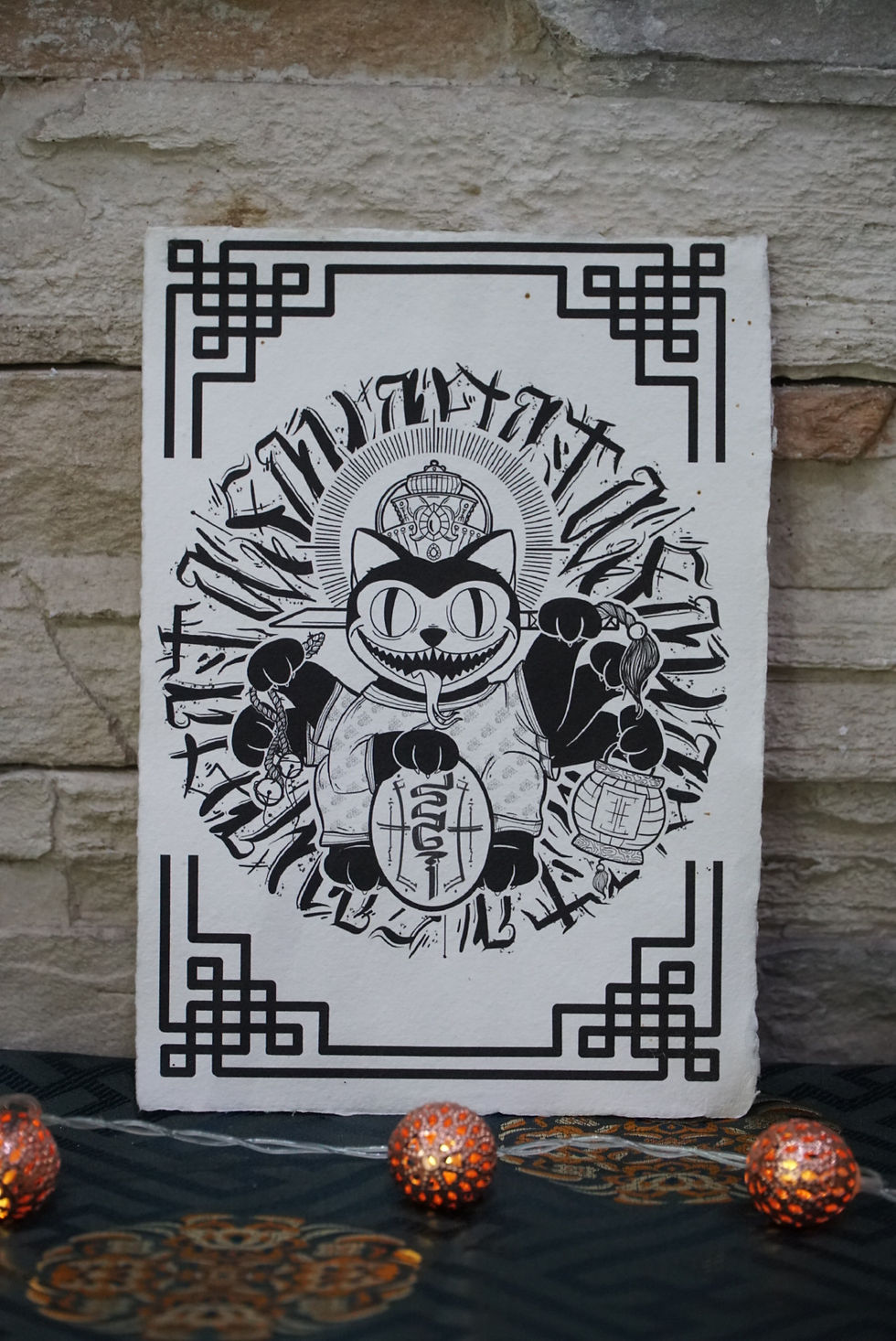 Μικρογραφία: Sayagata "Neko Cat" Print