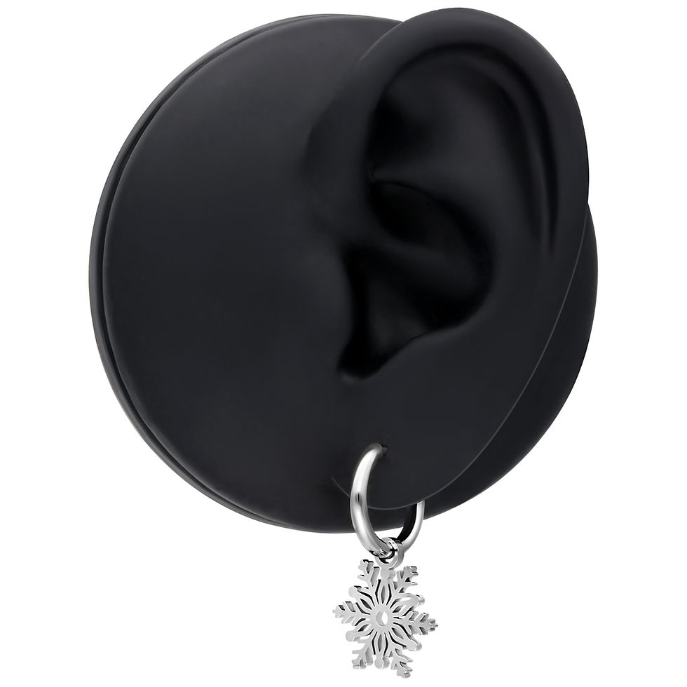 Μικρογραφία: LITTLE SNOWFLAKE HOOPS
